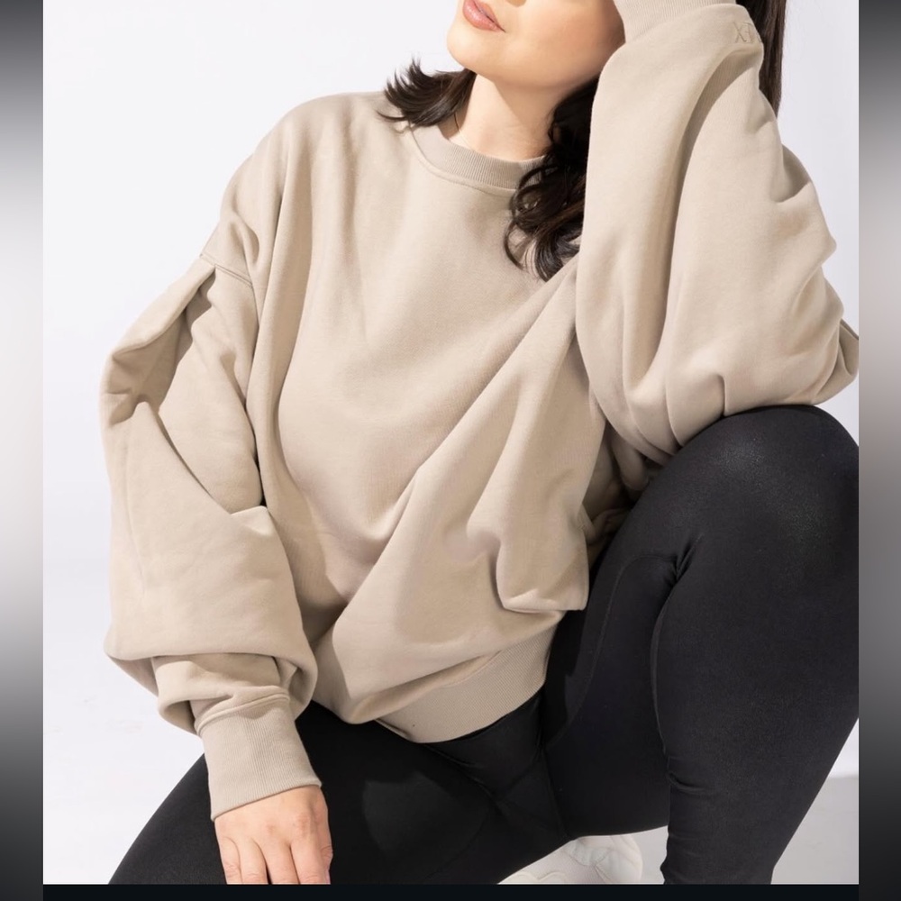 Popflex Brunch Sweater in Beige